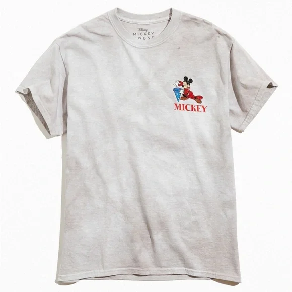 NWT Disney Fantasia Retro Mickey Mouse UO Exclusive Classic Tie-Dye T-Shirt - Picture 2 of 4